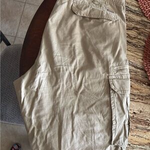 Lee Dungarees Tan Cargo Shorts Size 36